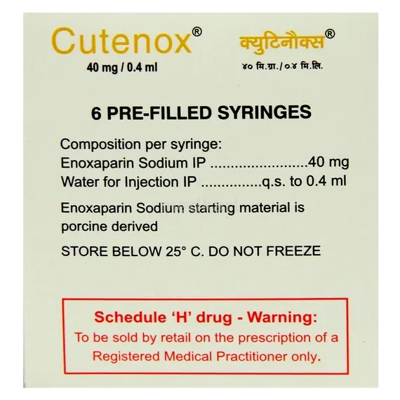 cutenox 40mg/0.4ml injection